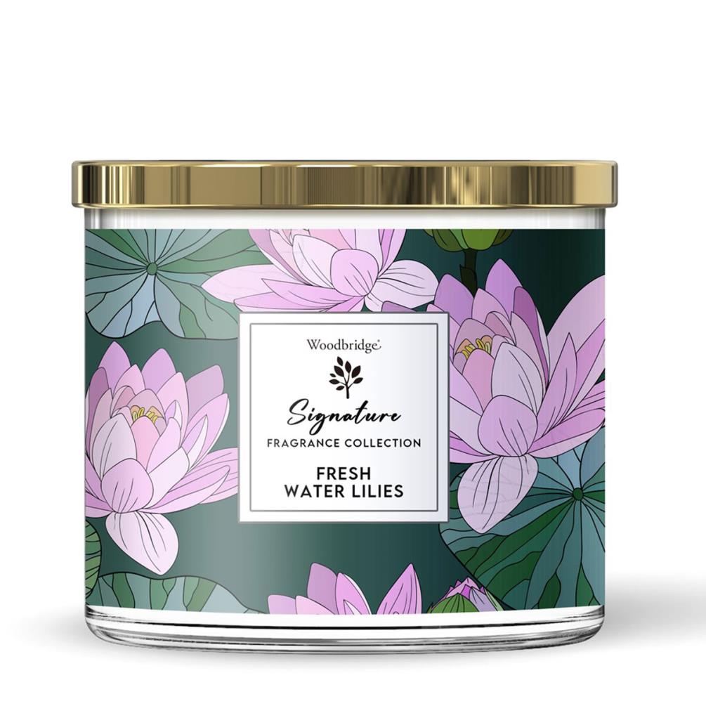 Woodbridge Fresh Water Lilies Tumbler Jar Candle £13.49